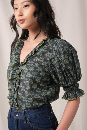 AGNES Top in Black Melati