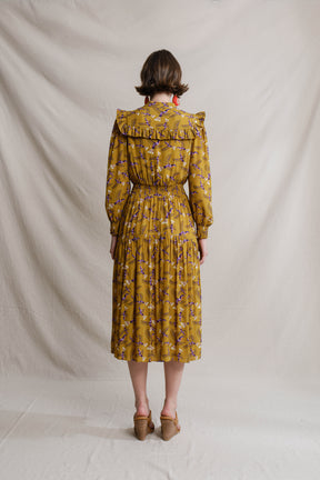 ALANA Dress in Yellow Julang