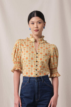 ALEX Top in Beige Penjor