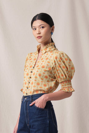 ALEX Top in Beige Penjor