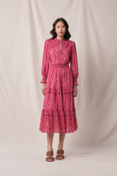 BUNDLING: Alma Top in Fuschia Penyu and Sandy Skirt in Fuschia Penyu