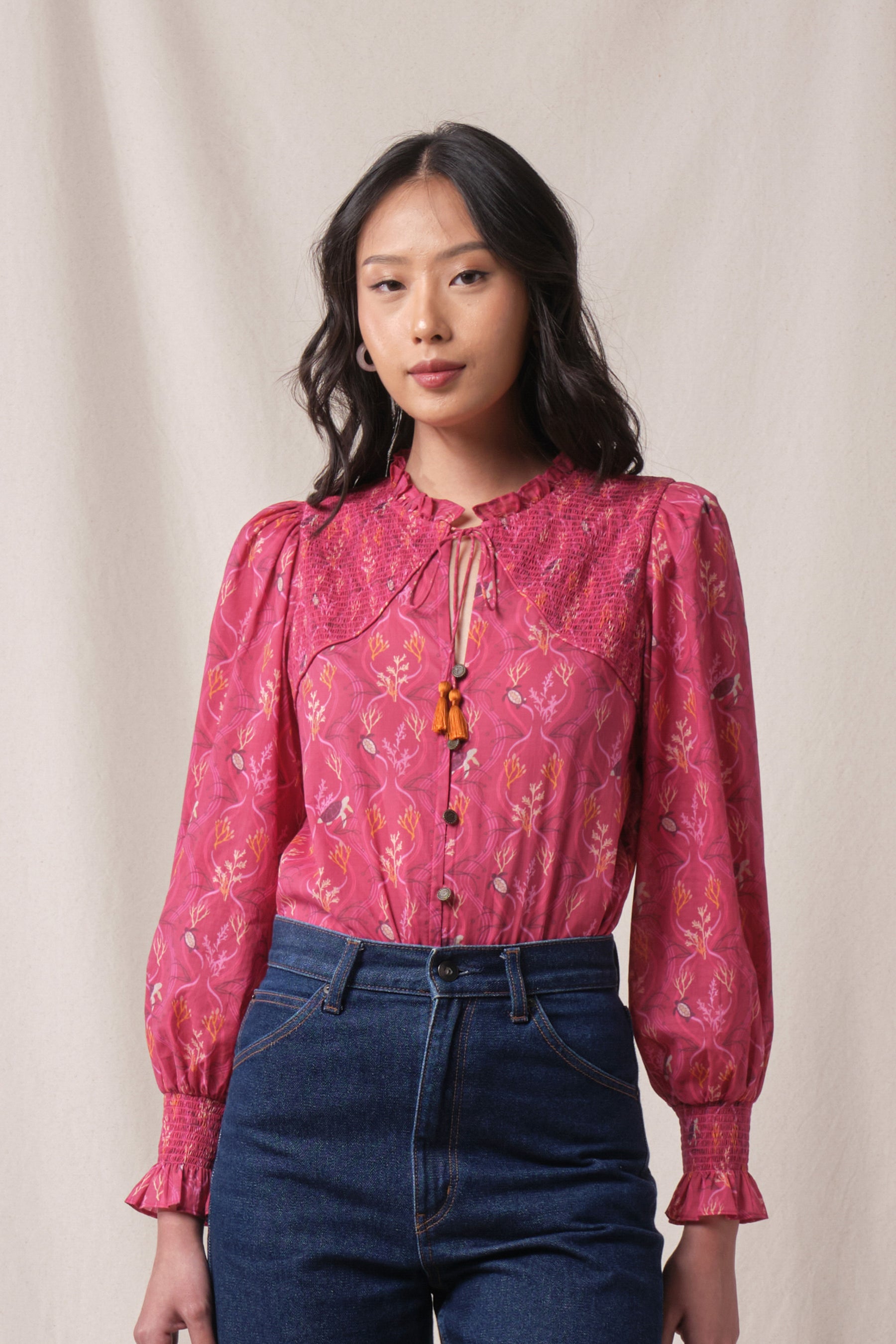ALMA Top in Fuschia Penyu