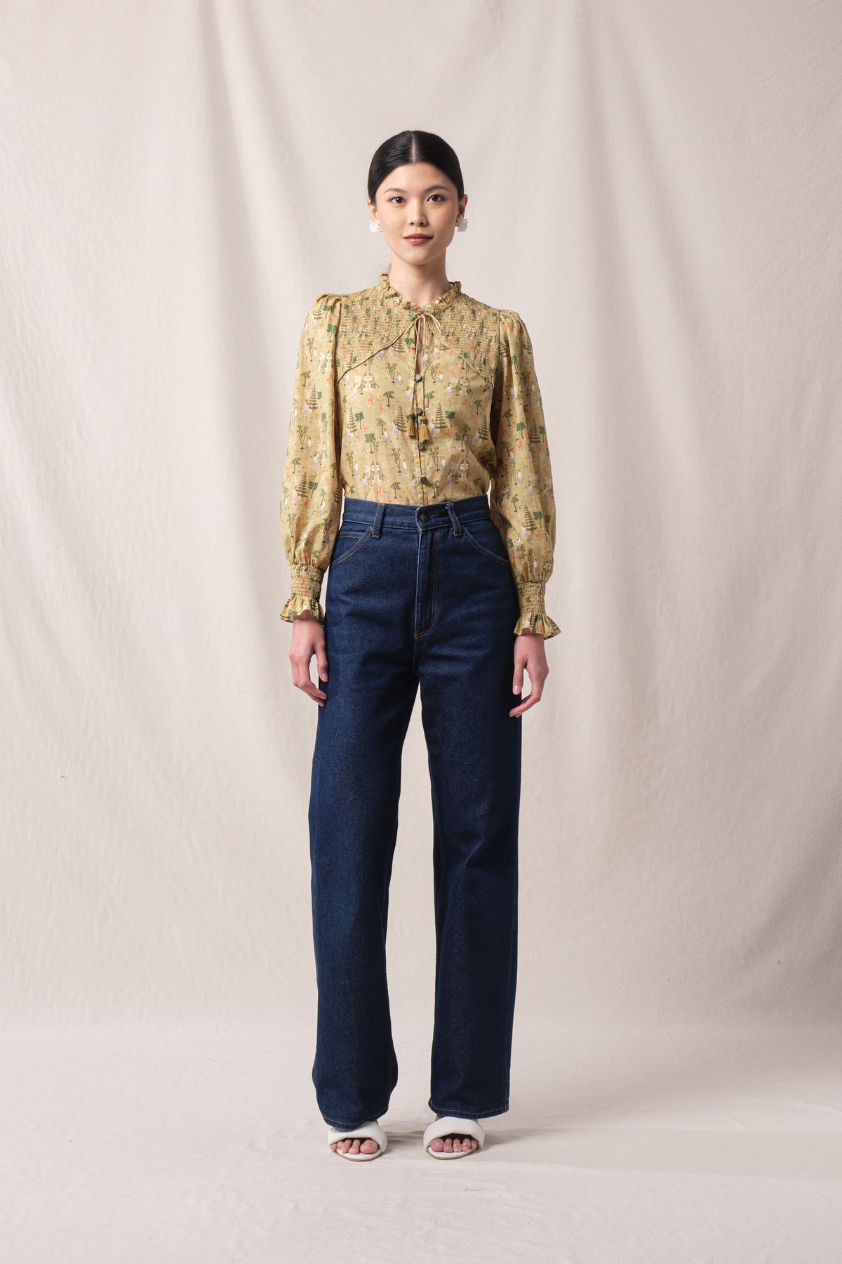 ALMA Top in Beige Pura