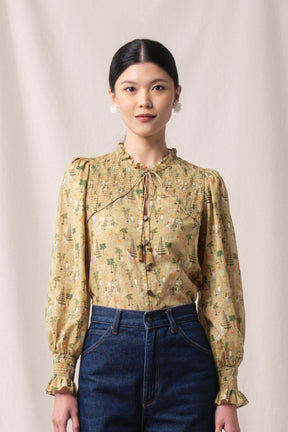 ALMA Top in Beige Pura