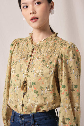 ALMA Top in Beige Pura