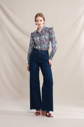 AMAL Top in Gray Delima