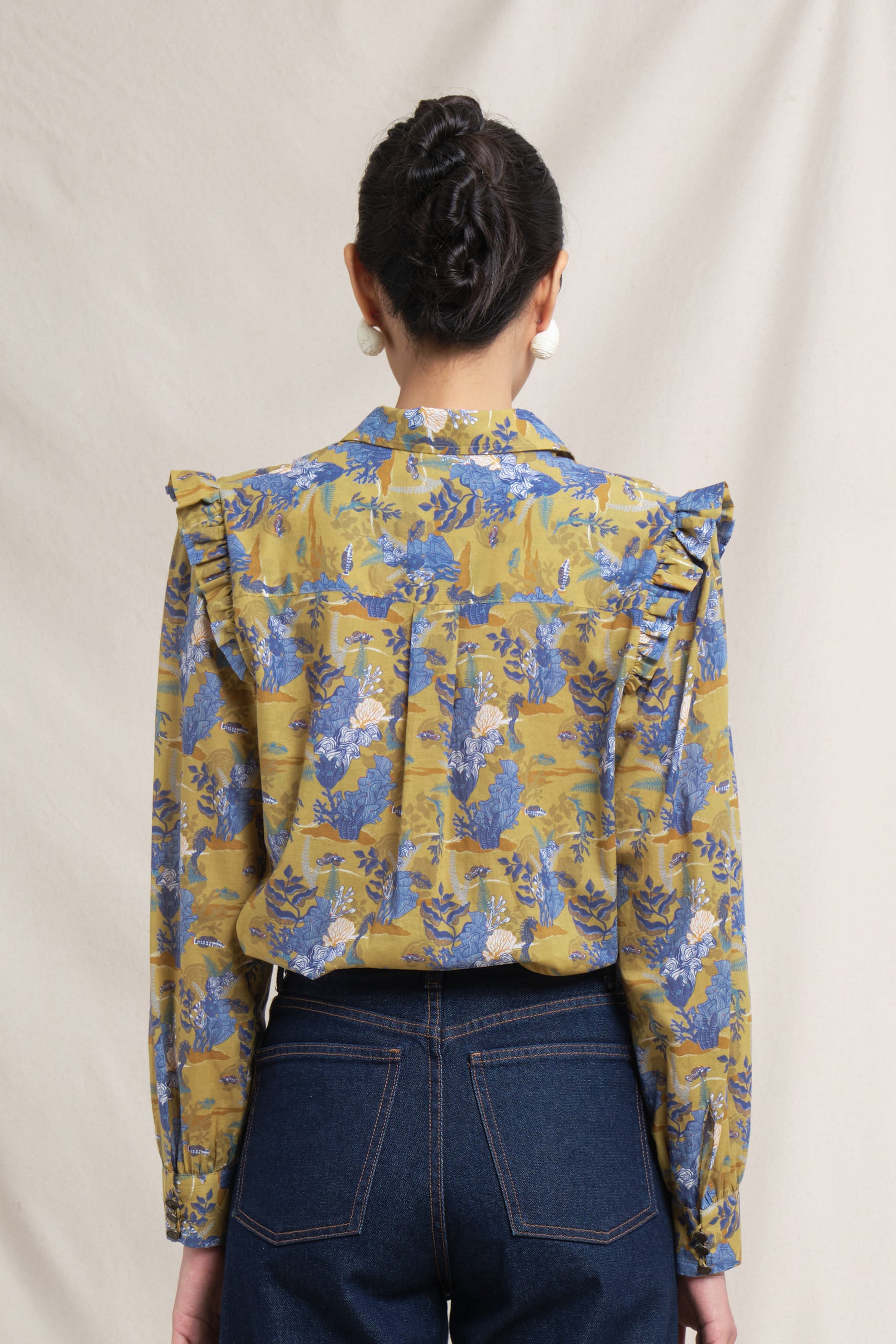 AMAL Top in Mustard Bunaken