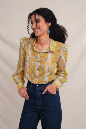 AMAL Top in Yellow Jalapa