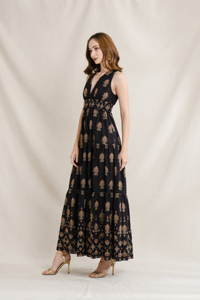 AMANI Dress in Black Mamuli