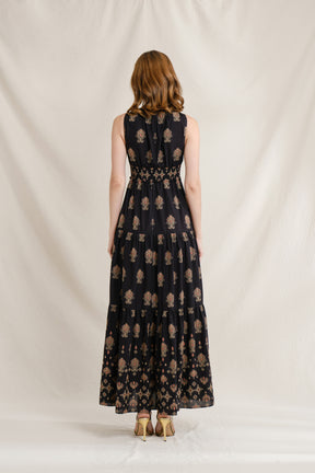 AMANI Dress in Black Mamuli