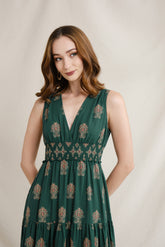 AMANI Dress in Green Mamuli