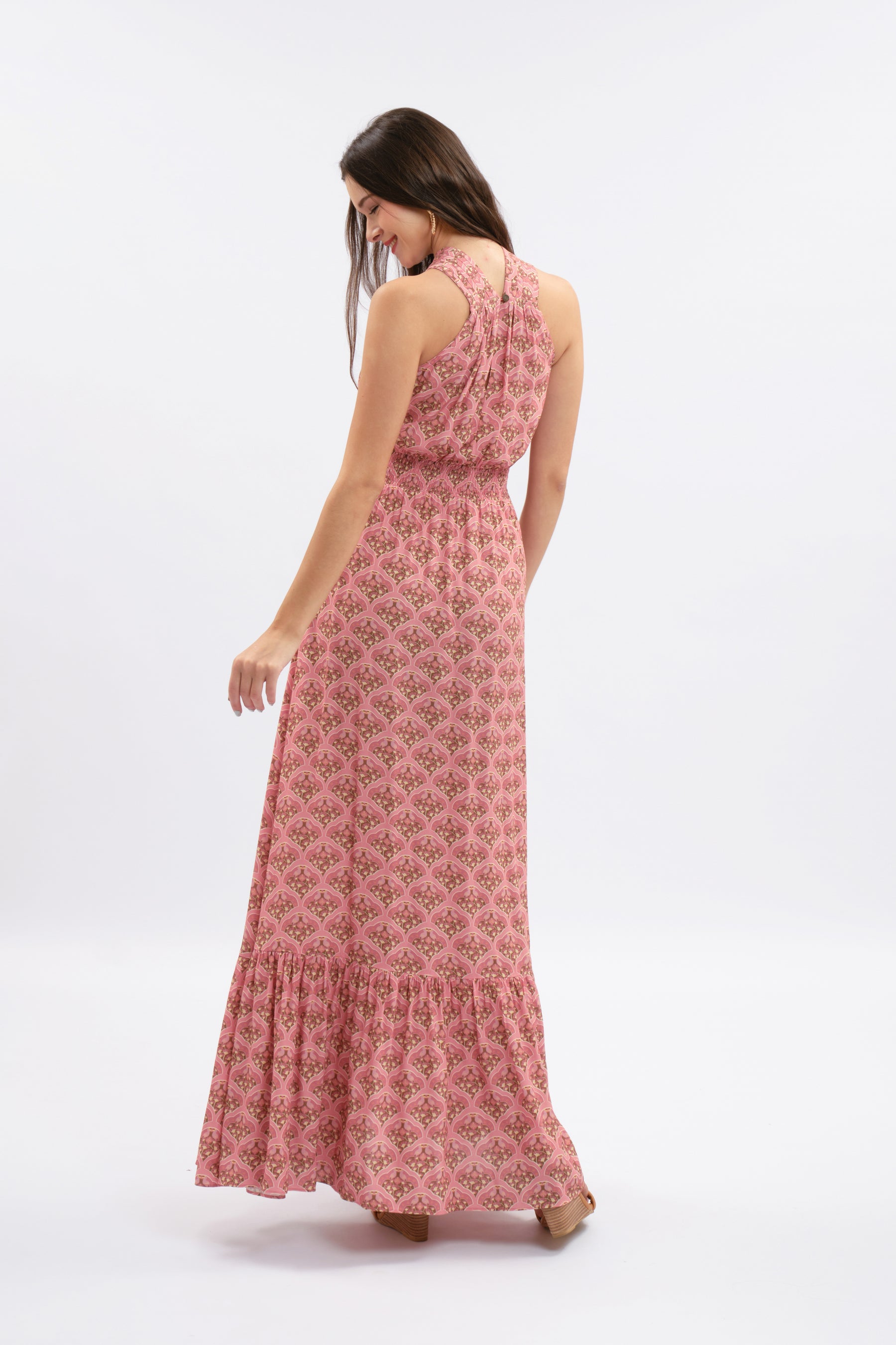 AMAYA Dress in Pink Kubah