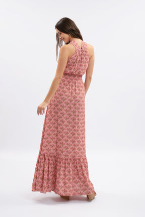 AMAYA Dress in Pink Kubah