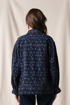 ANDREA Outer in Indigo Bugenvil