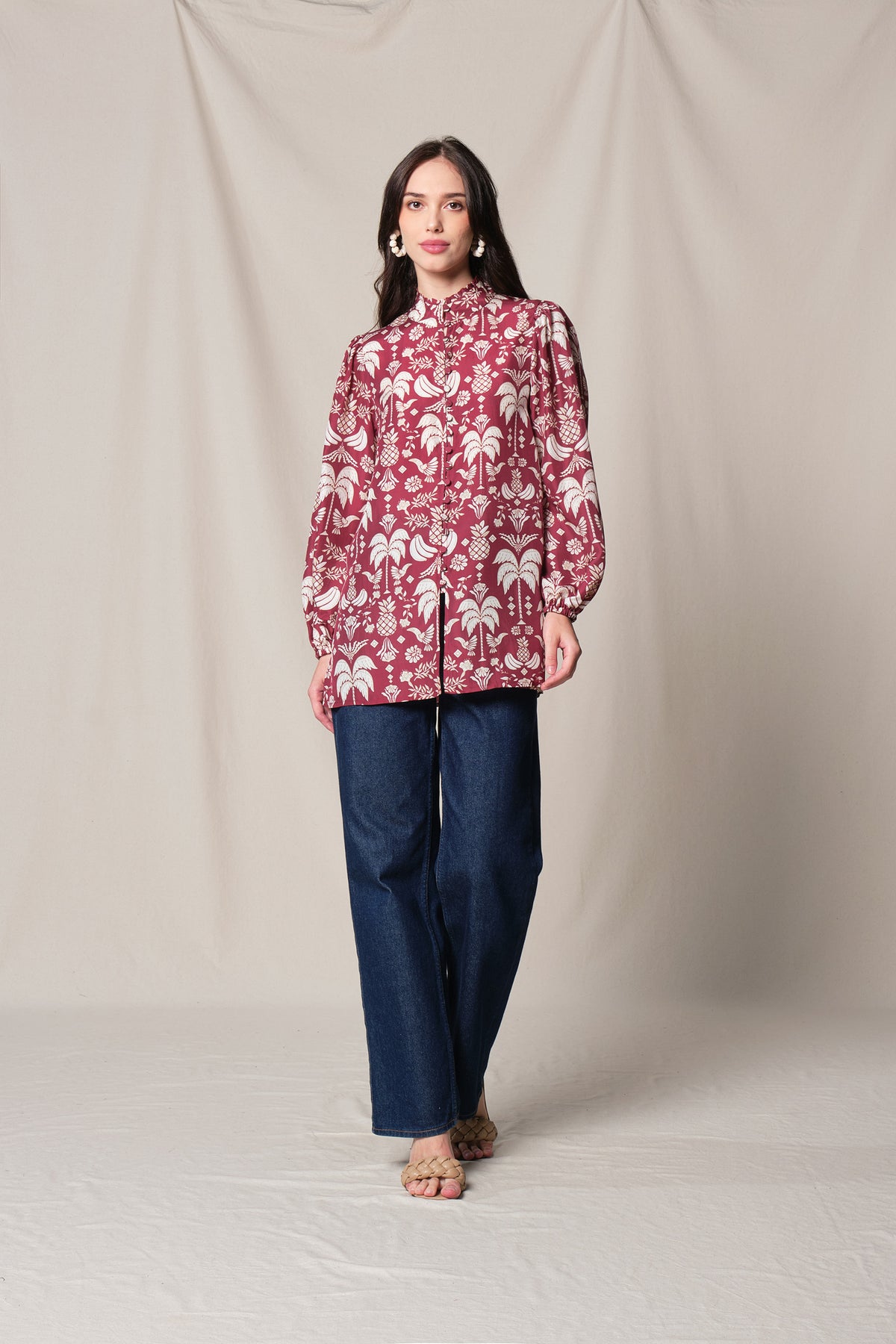 ANKA Top in Red Colada