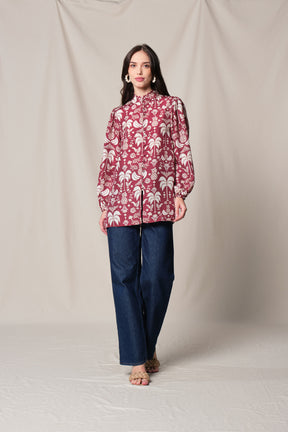 ANKA Top in Red Colada