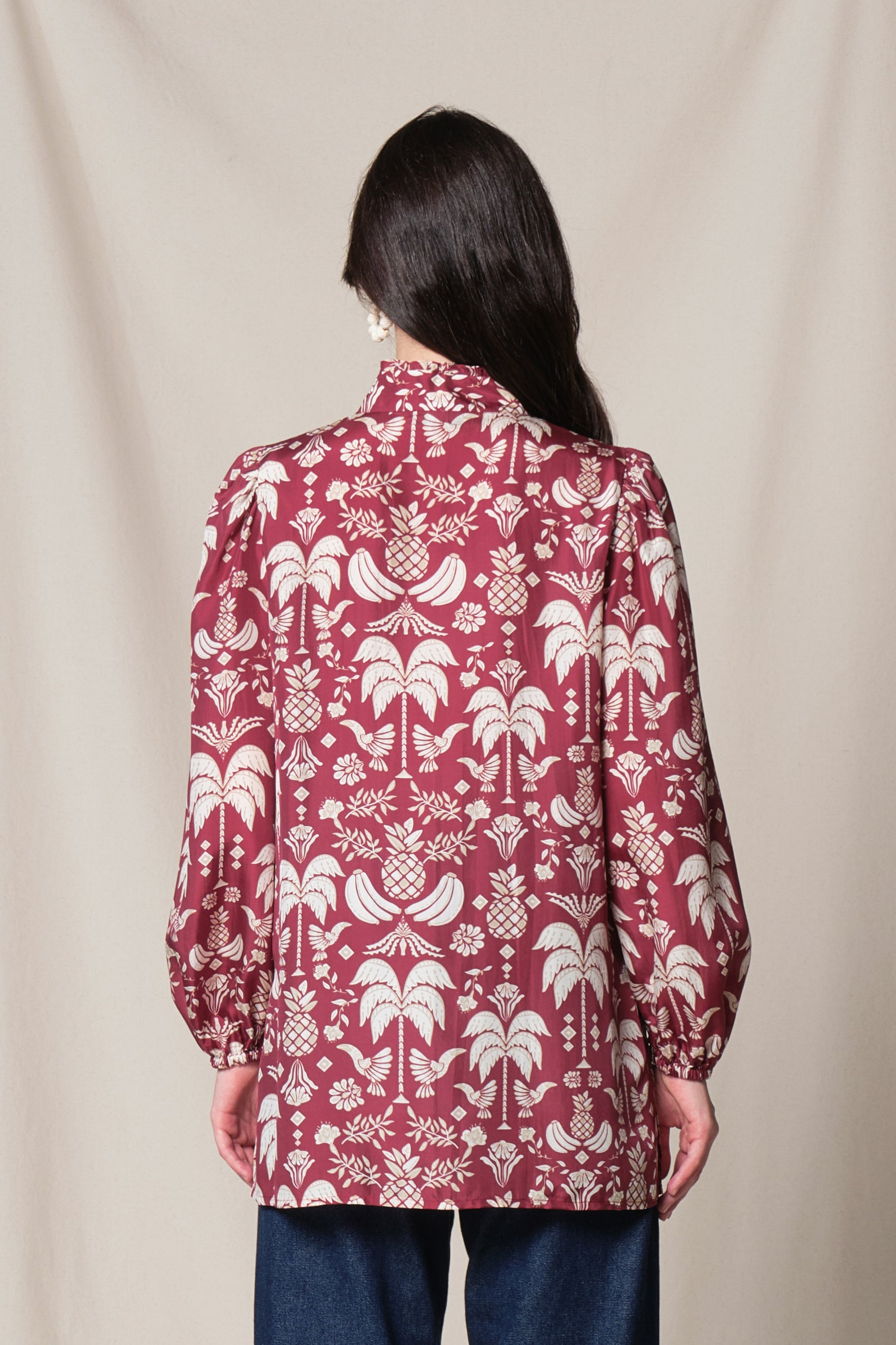 ANKA Top in Red Colada