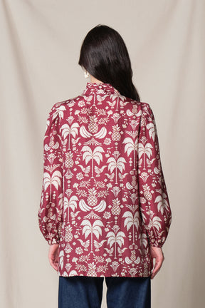 ANKA Top in Red Colada