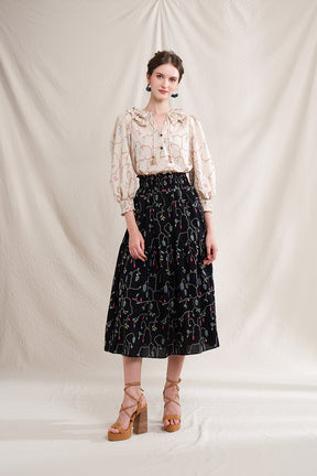 ANNA Top in Beige Lada