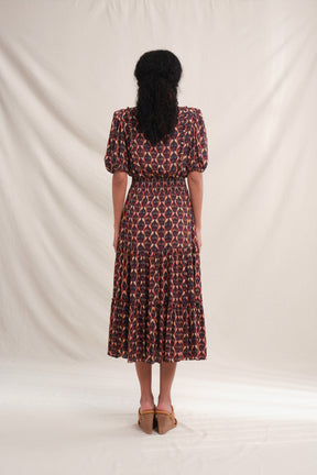 AQILA Dress in Red Saeran