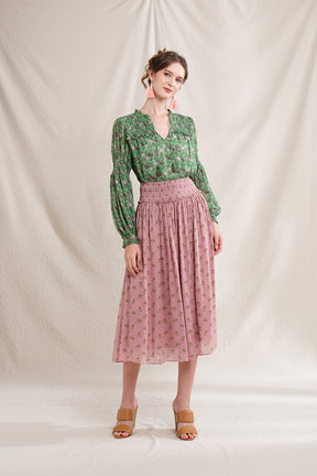 ARRIE Top in Cempaka Green