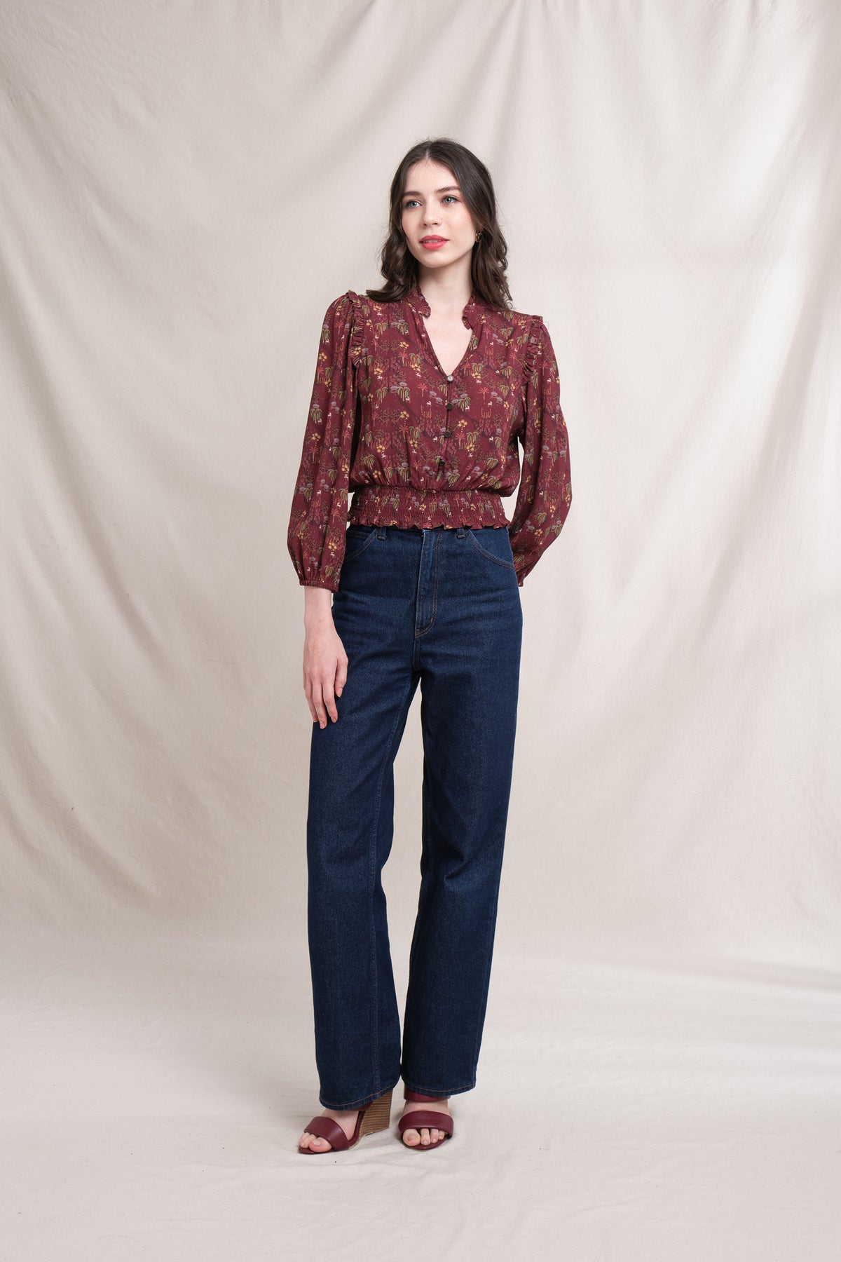 ASHA Top in Burgundy Bale
