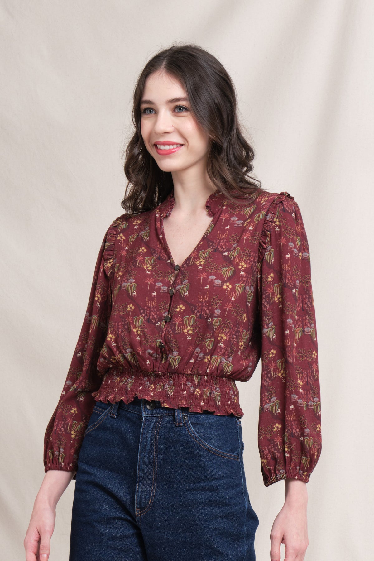 ASHA Top in Burgundy Bale
