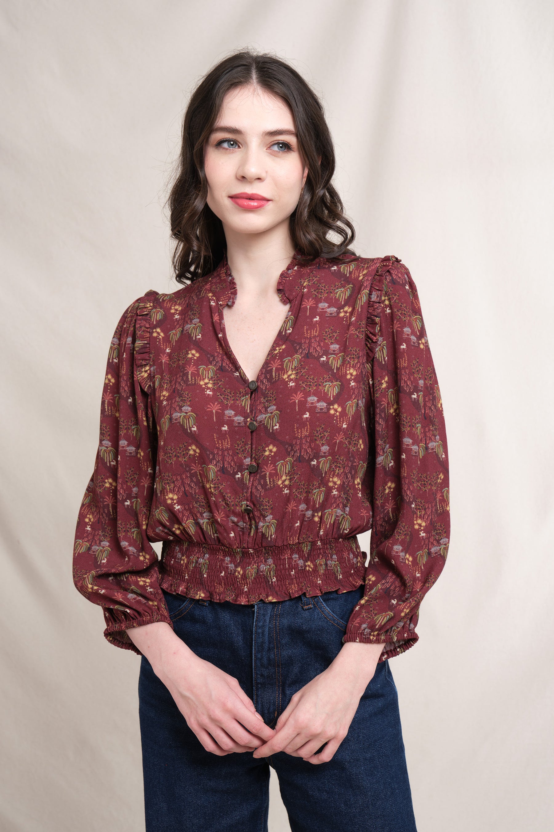 ASHA Top in Burgundy Bale