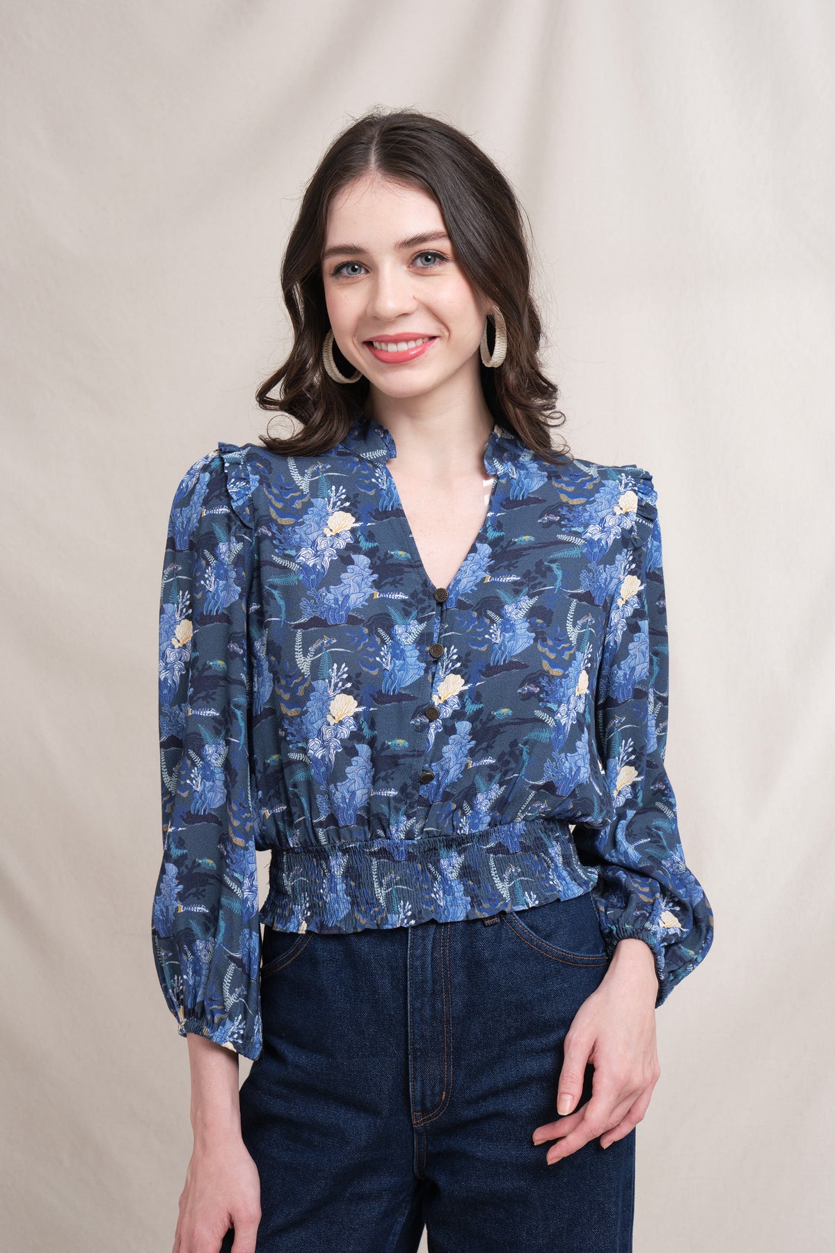 ASHA Top in Navy Bunaken