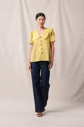 ASHLEY Top in Yellow Canang