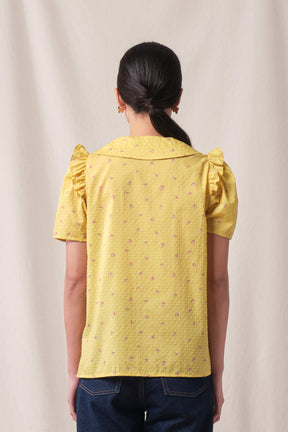 ASHLEY Top in Yellow Canang