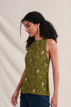 AYA Top in Green Macca