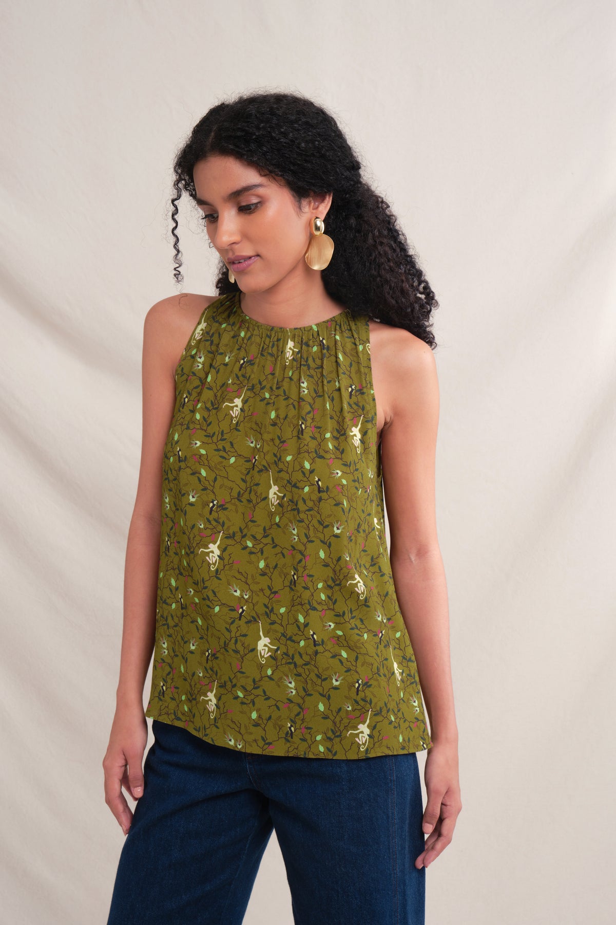 AYA Top in Green Macca