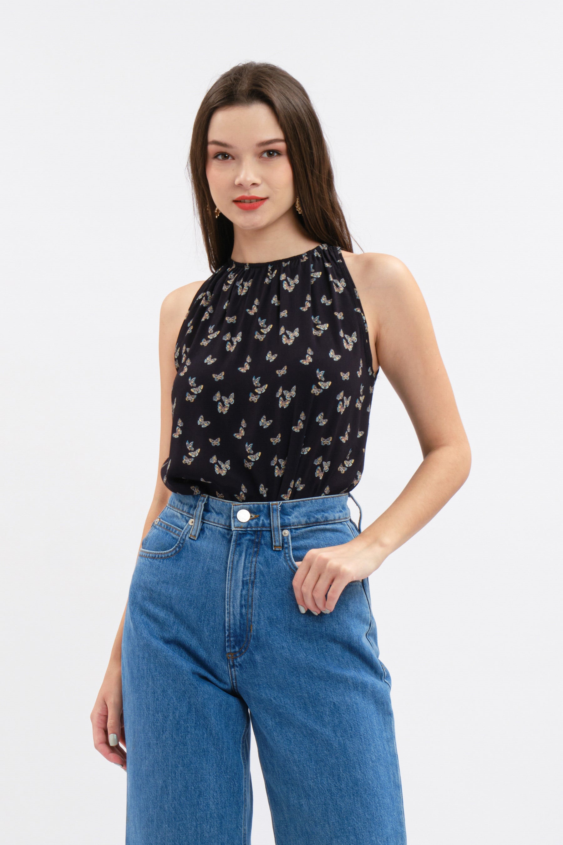 AYA Top in Black Kupu