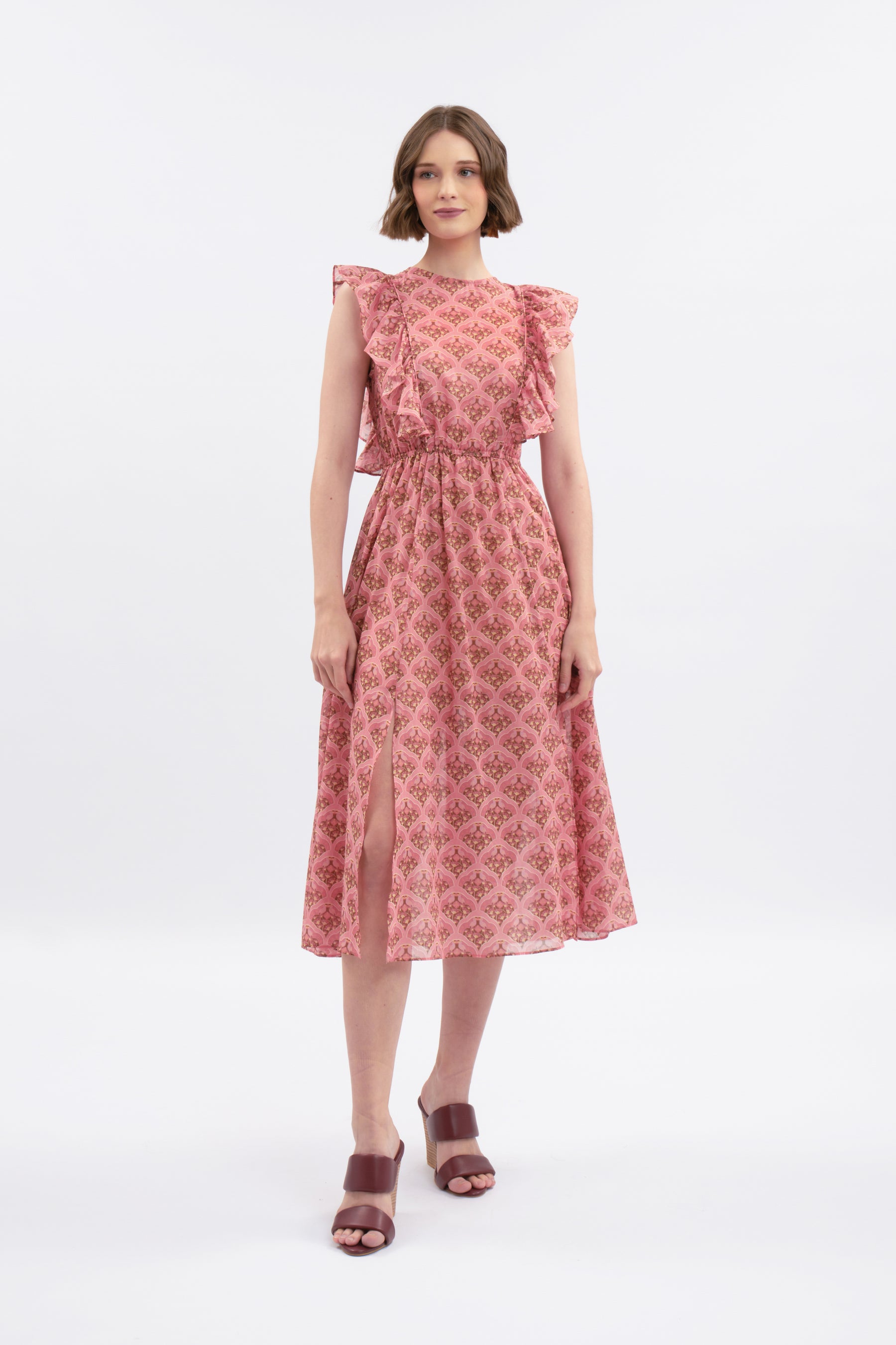 AZRA Dress in Pink Kubah