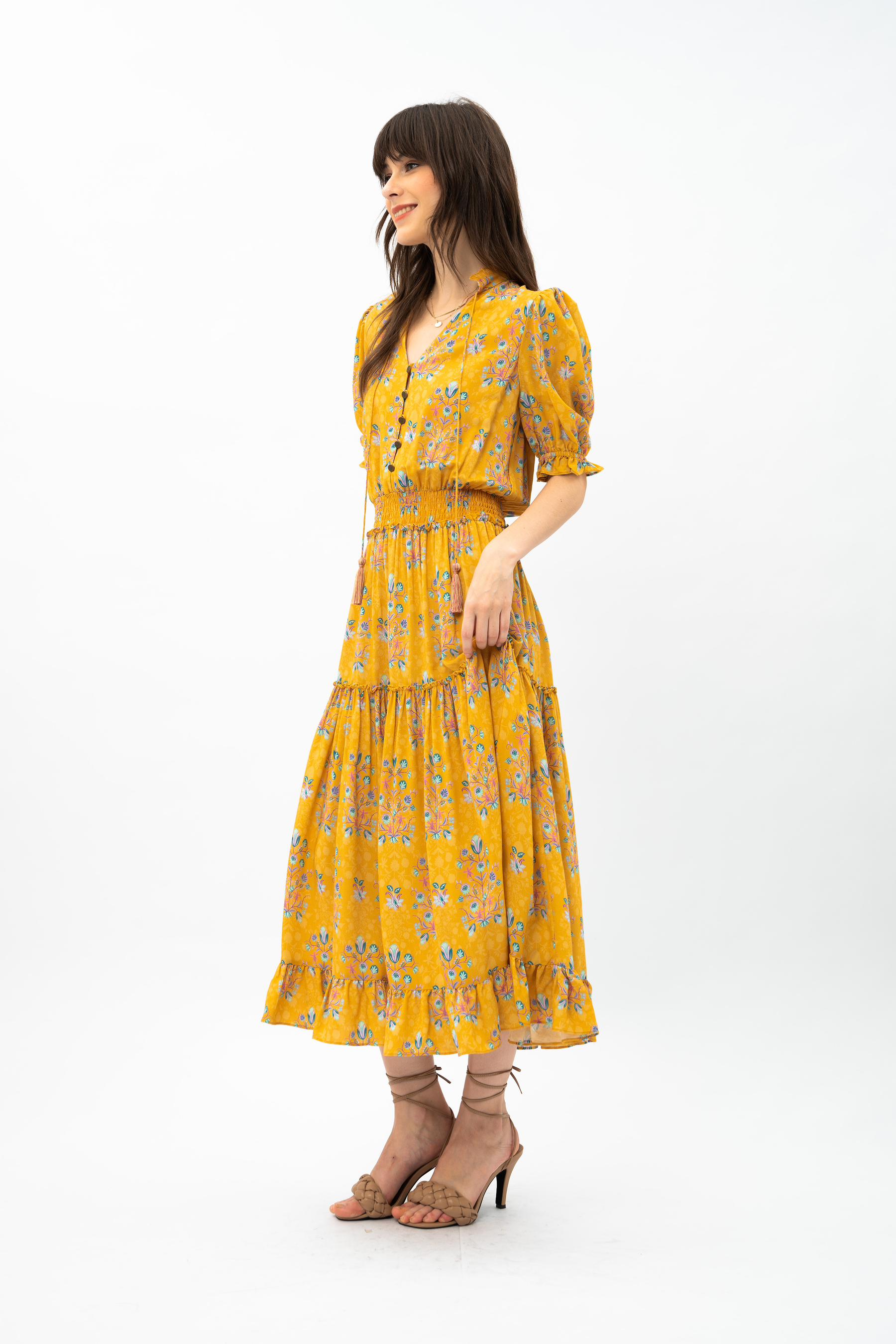 ILIA Dress in Yellow Anggrek
