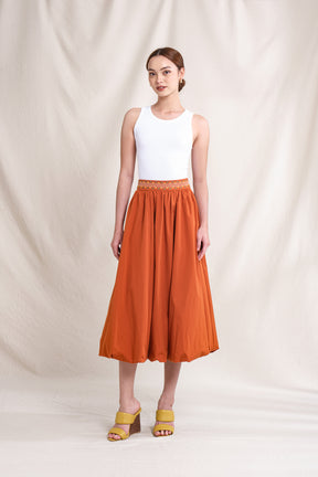 ERIN Skirt in Orange Sulam