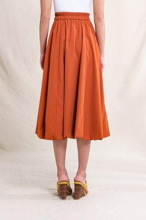 ERIN Skirt in Orange Sulam