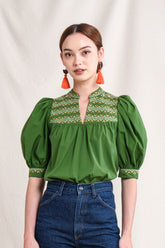 GWEN Top in Green Sulam