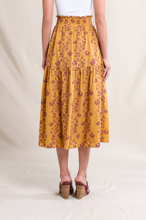 RIONA Skirt in Gold Lamia