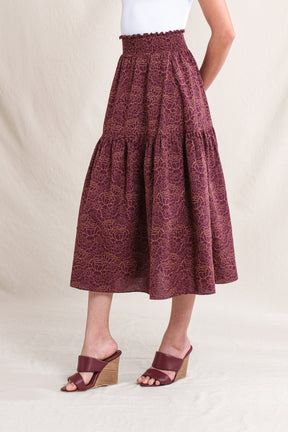 RIONA Skirt in Purple Krisan