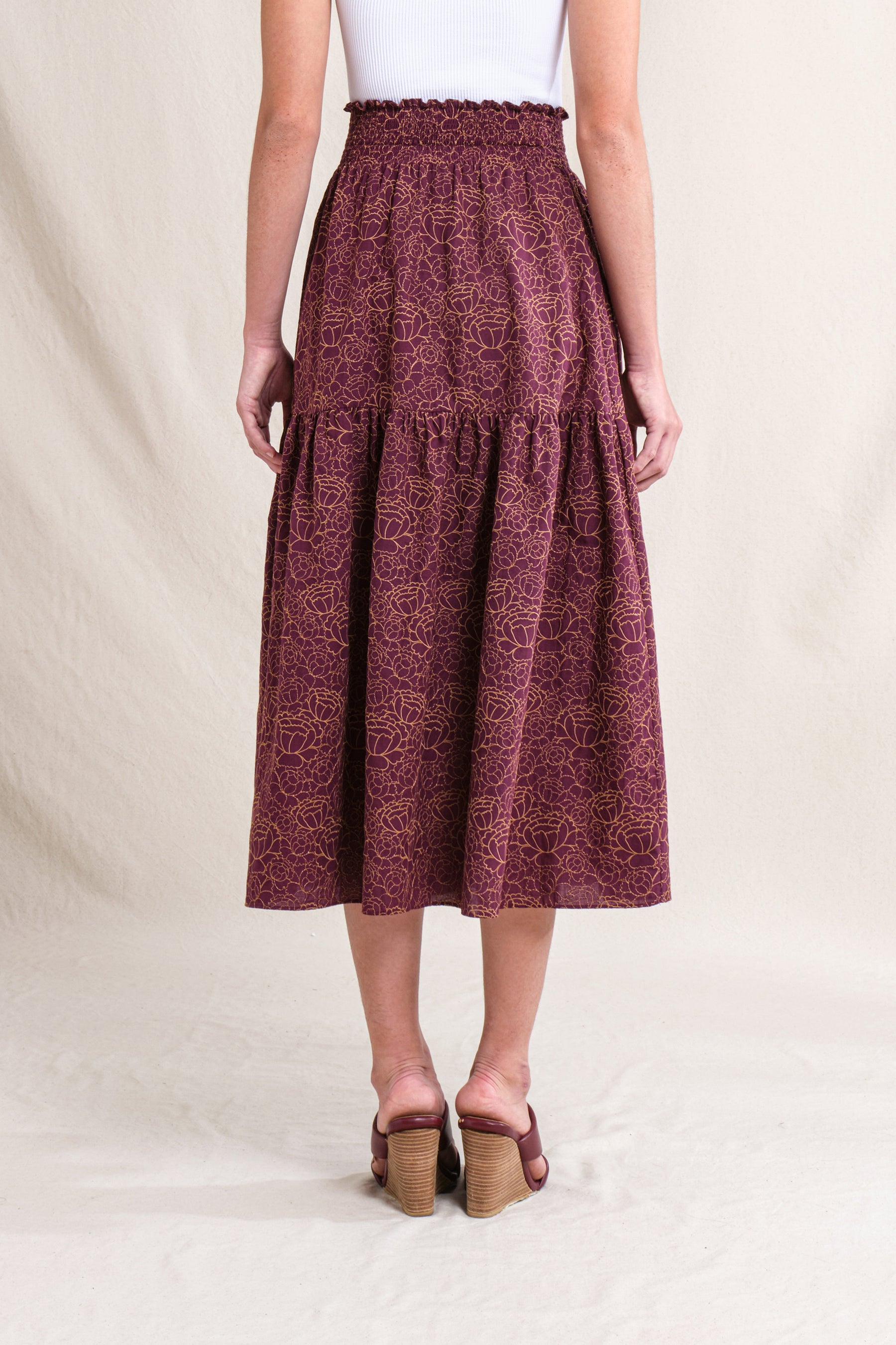 RIONA Skirt in Purple Krisan
