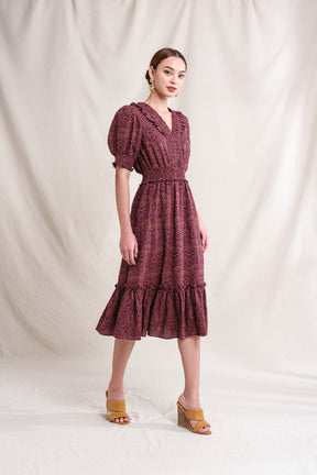 ZIVA Dress in Purple Krisan