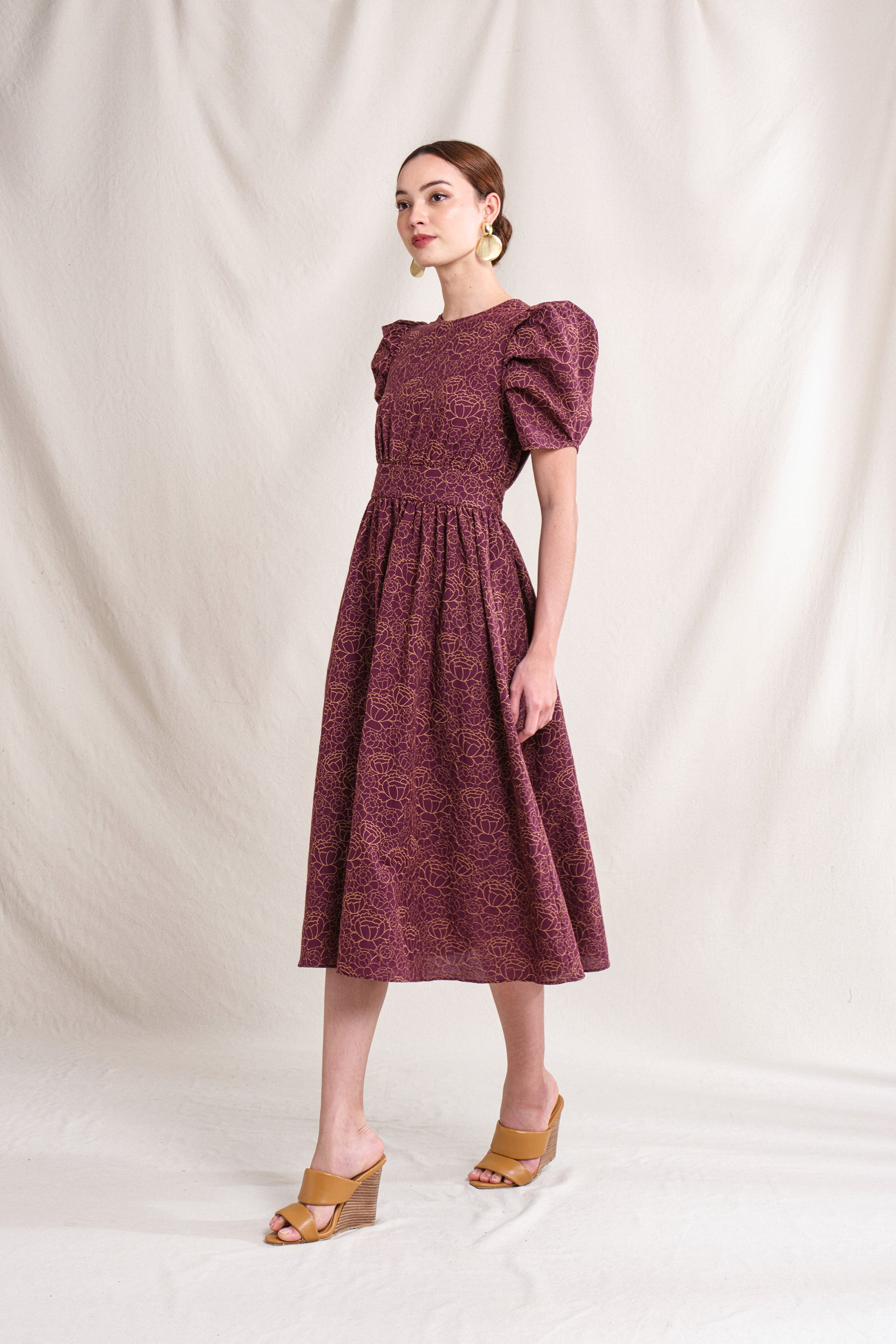 EMMA Dress in Purple Krisan