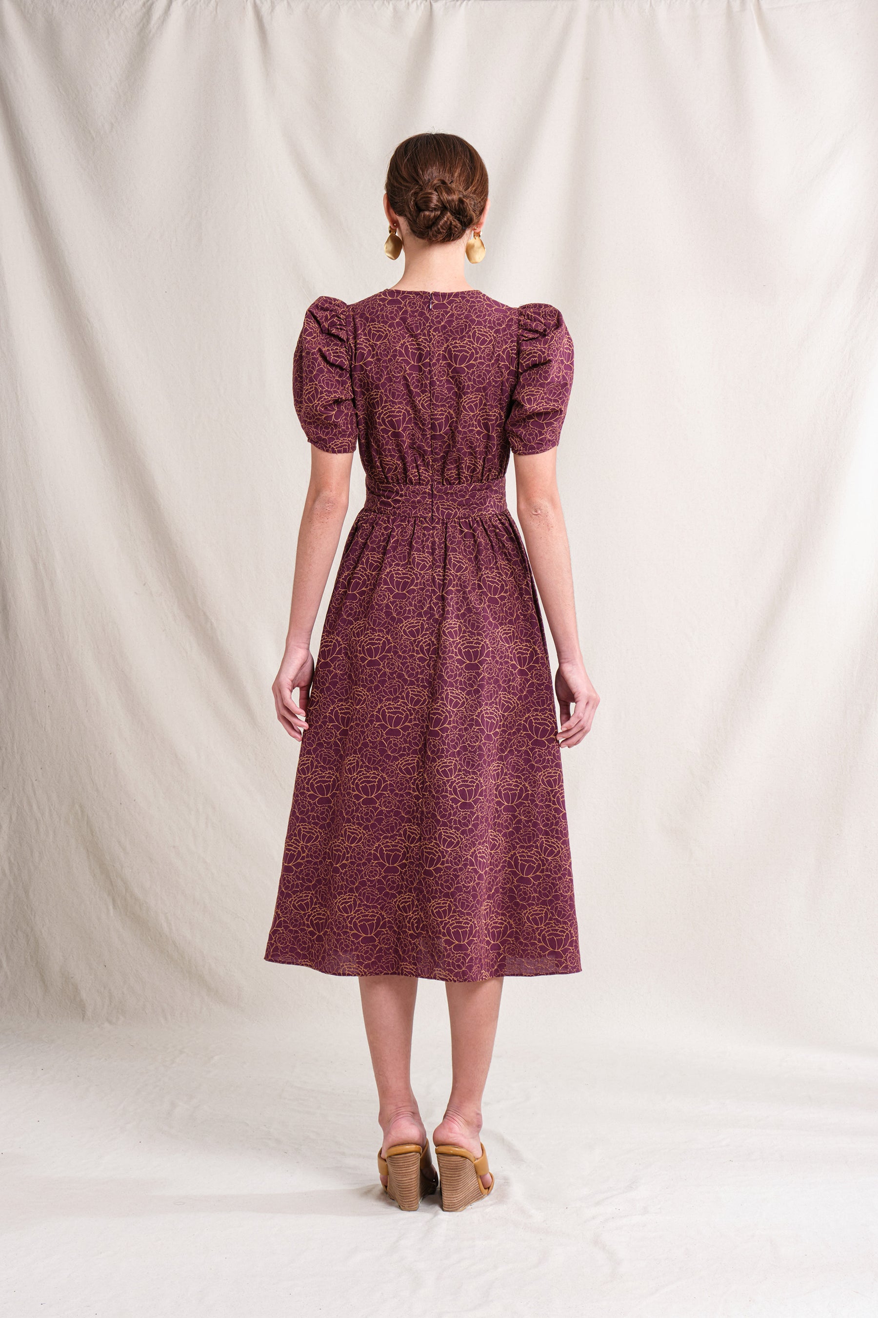EMMA Dress in Purple Krisan