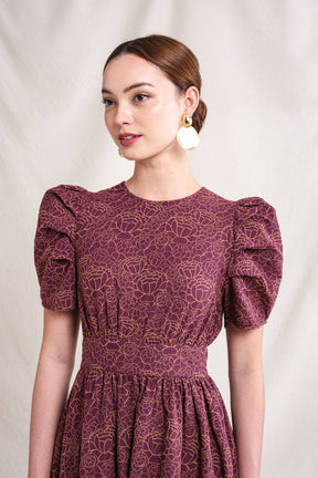 EMMA Dress in Purple Krisan