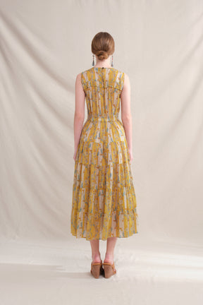 LISA Dress in Yellow Jalapa