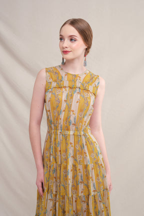 LISA Dress in Yellow Jalapa