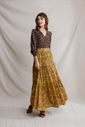 WINNIE Skirt in Yellow Julang