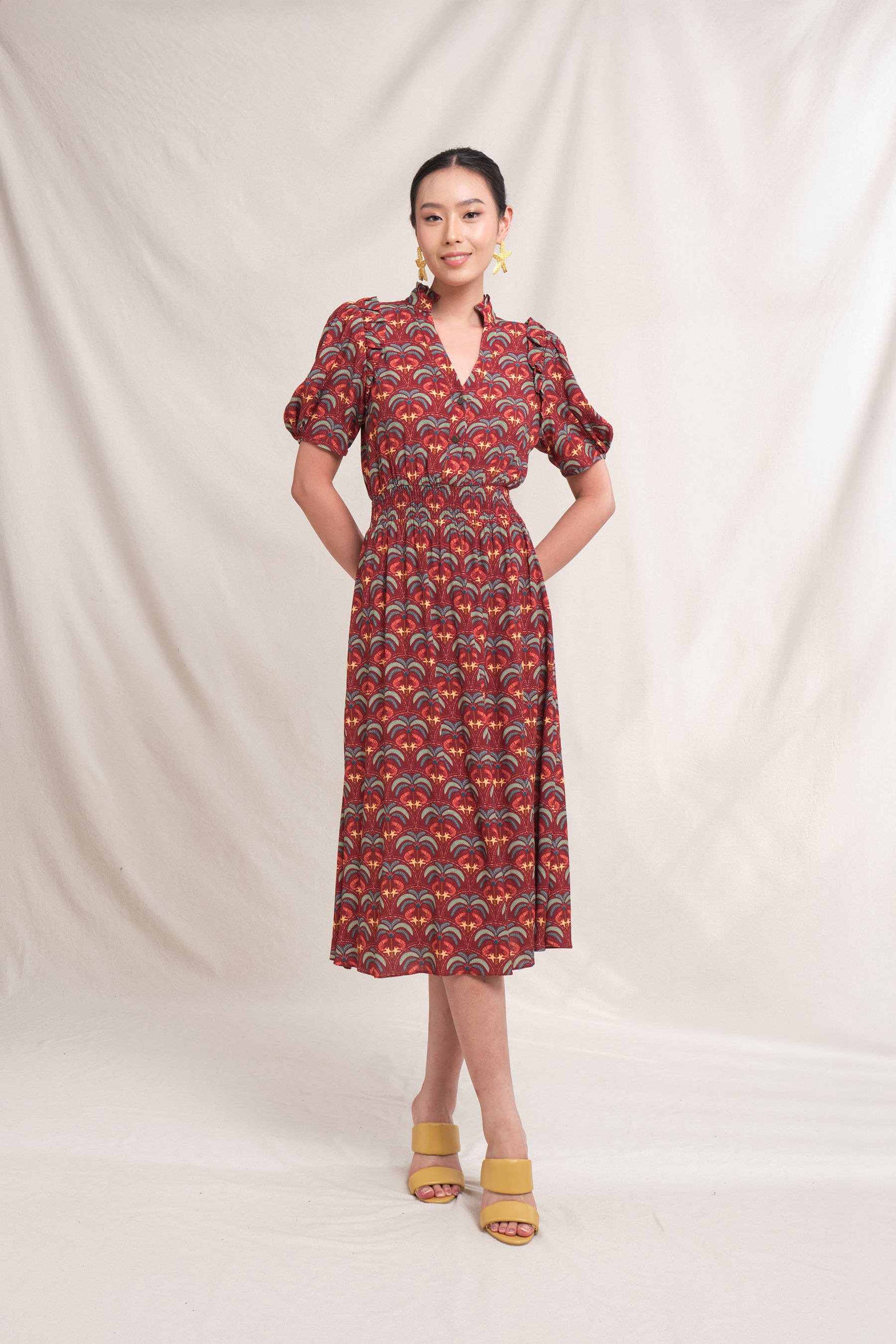 BRIE Dress in Red Tatiala